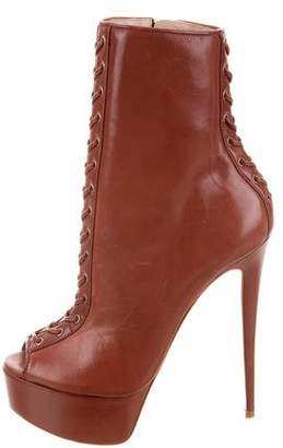 Ruthie Davis Cara Lace-Up Ankle Boots w/ Tags