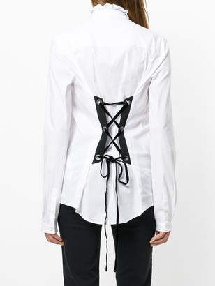 Just Cavalli lace back shirt