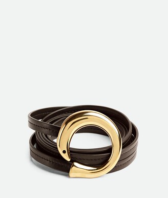【関税込み】Bottega Veneta ブラウン Coaxial ベルト Bottega Veneta Coaxial Belt - ShopStyle