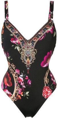 Camilla Floral-Print Swimsuit - ShopStyle