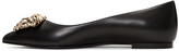 Thumbnail for your product : Versace Black Medusa Ballerina Flats