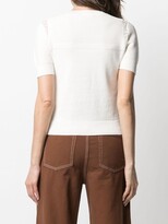Thumbnail for your product : See by Chloe Bow-Embellished Knitted Top