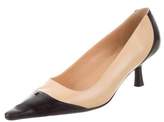 Thumbnail for your product : Chanel Leather Cap-Toe Pumps