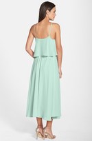 Thumbnail for your product : Lauren Conrad Women's Paper Crown By 'Britton' Ruffled Tea Length Crepe Dress