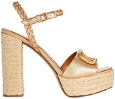 Thumbnail for your product : Valentino Garavani VLogo Platform Espadrille Sandals