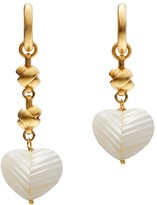 Thumbnail for your product : Brinker & Eliza Billie heart-charm earrings