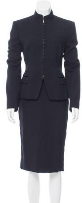Dolce & Gabbana Two-Piece Woven Skirt Suit
