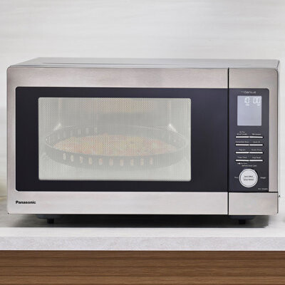 Panasonic HomeMADE 1.3 Cu. Ft. Countertop Microwave Multi-Oven with Ai, Convection Bake, Broil and Microwave, 1100W NN-CD65NS