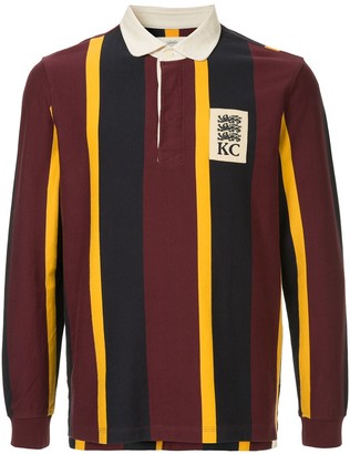 Kent & Curwen Long-Sleeved Logo Polo Shirt