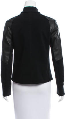 Rag & Bone Leather-Paneled Lightweight Jacket