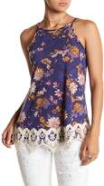 Thumbnail for your product : Jolt Floral Crochet Tank