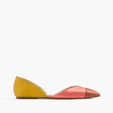 Thumbnail for your product : J.Crew Sadie flats in colorblock satin