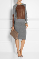 Thumbnail for your product : Reed Krakoff Cashmere, wool and silk-blend pencil skirt