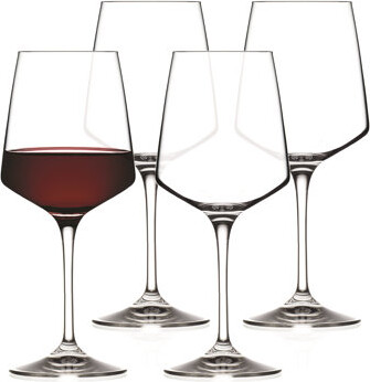Barski Wine Glasses - Set Of 4 - Stemmed - For White - Red - Wine - Dishwasher Safe - European Quality -