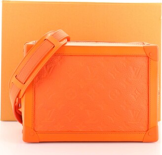 Louis Vuitton Handle Soft Trunk Taurillon Monogram Orange in