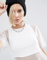 Thumbnail for your product : ASOS Sleek Bar Link Necklace