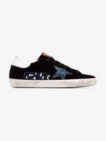 Thumbnail for your product : Golden Goose Deluxe Brand Superstar Velvet and Leather Sneakers