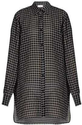 Raey Checked cotton and silk-blend oversized shirt