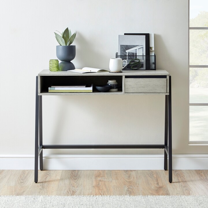 Dunelm Blake Desk Grey ShopStyle