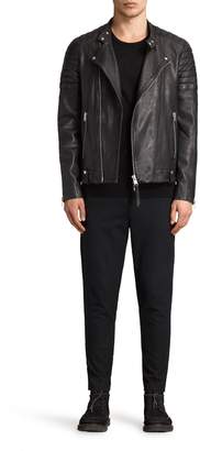 AllSaints Men's Jasper leather biker Jacket