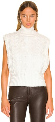 House Of Harlow x REVOLVE Gianna Turtleneck Cable Vest