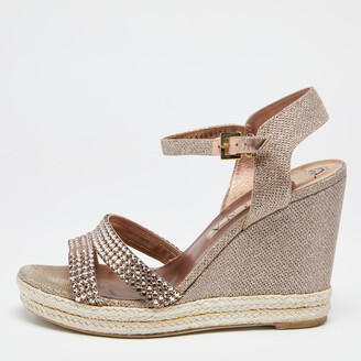 Gold Glitter Wedges | Shop The Largest Collection | ShopStyle