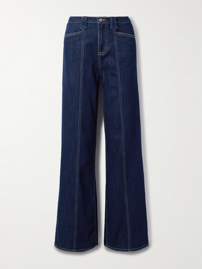 Johanna Ortiz - Navegar High-rise Wide-leg Jeans - Blue