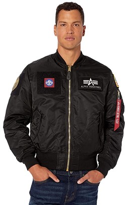 Alpha Industries MA-1 Flex Flight Jacket Core Fit (Black) Men's Clothing -  ShopStyle Outerwear
