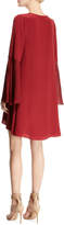 Thumbnail for your product : Haute Hippie Manhattan V-Neck Bell-Sleeve A-Line Dress