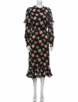 Thumbnail for your product : Needle & Thread Floral Print Long Dress Black