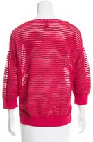 Thumbnail for your product : M Missoni Textured Long Sleeve Sweater