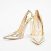 Thumbnail for your product : Jimmy Choo Anouk Metallic Leather Heels
