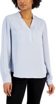 Thumbnail for your product : Nine West Women's V-Neck Utility Top
