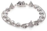 Thumbnail for your product : Eddie Borgo Pavé Crystal ID Toggle Bracelet
