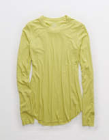 Thumbnail for your product : Aerie Real Soft Ribbed Long Sleeve T-Shirt