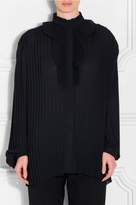 Thumbnail for your product : Balenciaga Open Sleeves Pleated Blouse