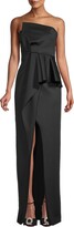 Thumbnail for your product : Black Halo Jonas Asymmetrical Draped Gown
