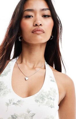 hollister white halter top