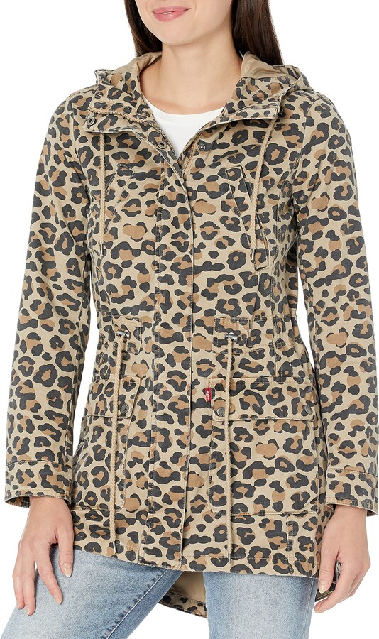 plus size hooded anorak jacket