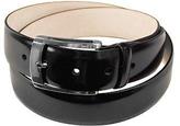 Thumbnail for your product : Manieri Vivid Black Smooth Leather Belt