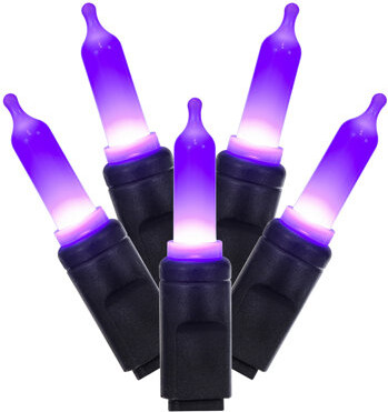 The Holiday Aisle 50 T5 Mini Single Mold End-Connecting LED Light Set