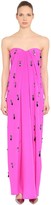 Thumbnail for your product : Emilio Pucci Embellished Silk Cady Long Dress