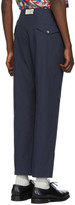Thumbnail for your product : Gucci Blue Lightweight Poplin Trousers