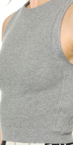 Thumbnail for your product : Alice + Olivia Stitch Detail Cropped Sweater