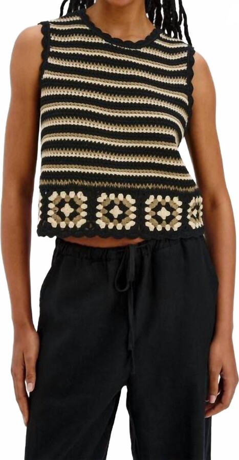 Rails Hazel Crochet Tank In Milos