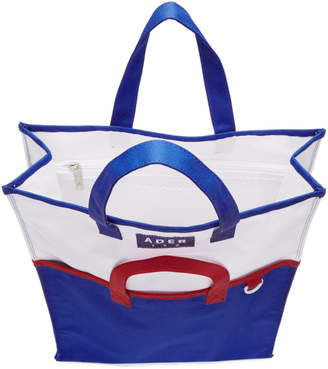 ADER error Blue and White Twin Tote