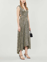 Thumbnail for your product : Maje Royal pleated stretch-woven midi dress