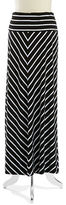 Thumbnail for your product : Calvin Klein Mitered Striped Maxi Skirt