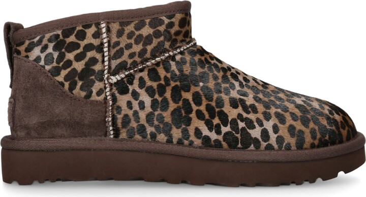 UGG Pony Hair Ultra Mini Capian Ankle Boots