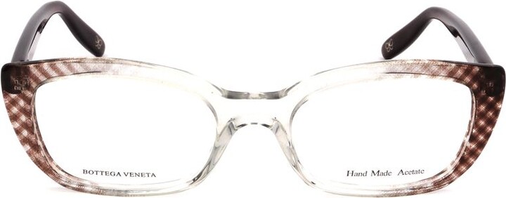 Bottega Veneta Burgundy Acetate Glasses Women's (Frames)